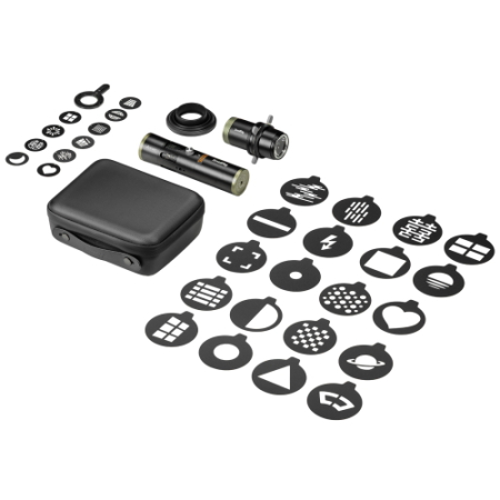 SmallRig 6377 RF 20C (SP Air Spotlight Kit) - przenośna lampa LED typu latarka z regulacją ostrości i strumienicą 36° - zawartość zestawu